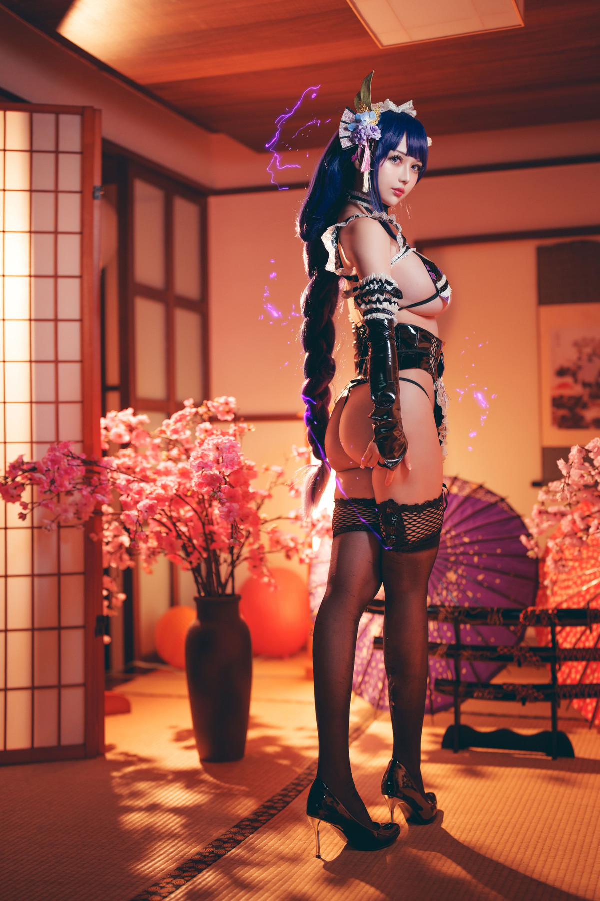 Cosplay 沖田凜花Rinka 雷电将军(2)